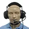SNR28dB carbon fiber aviation headset for helicopter